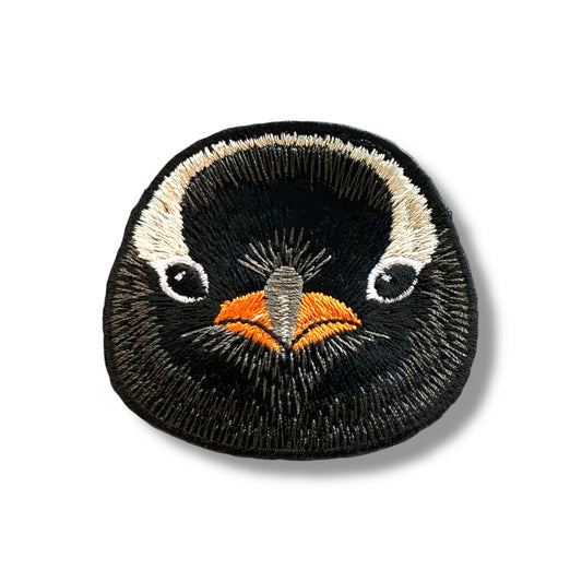 ジェンツーペンギンの証明写真刺繍ワッペン