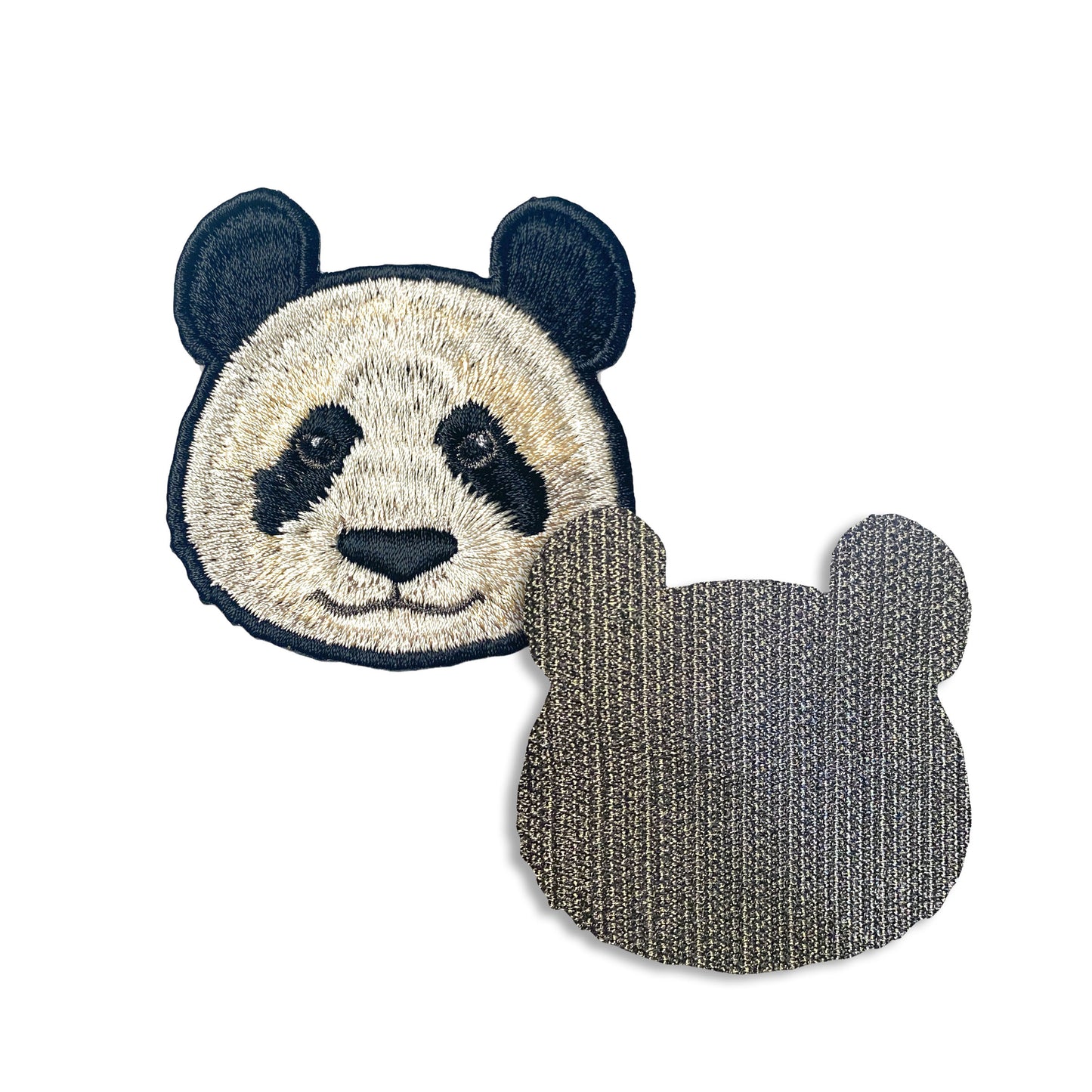 ジャイアントパンダの刺繍ワッペン