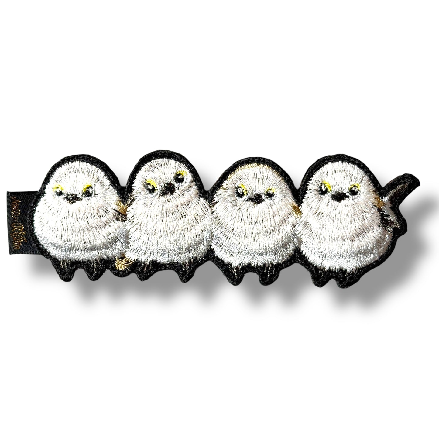 シマエナガ団子の刺繍ワッペン