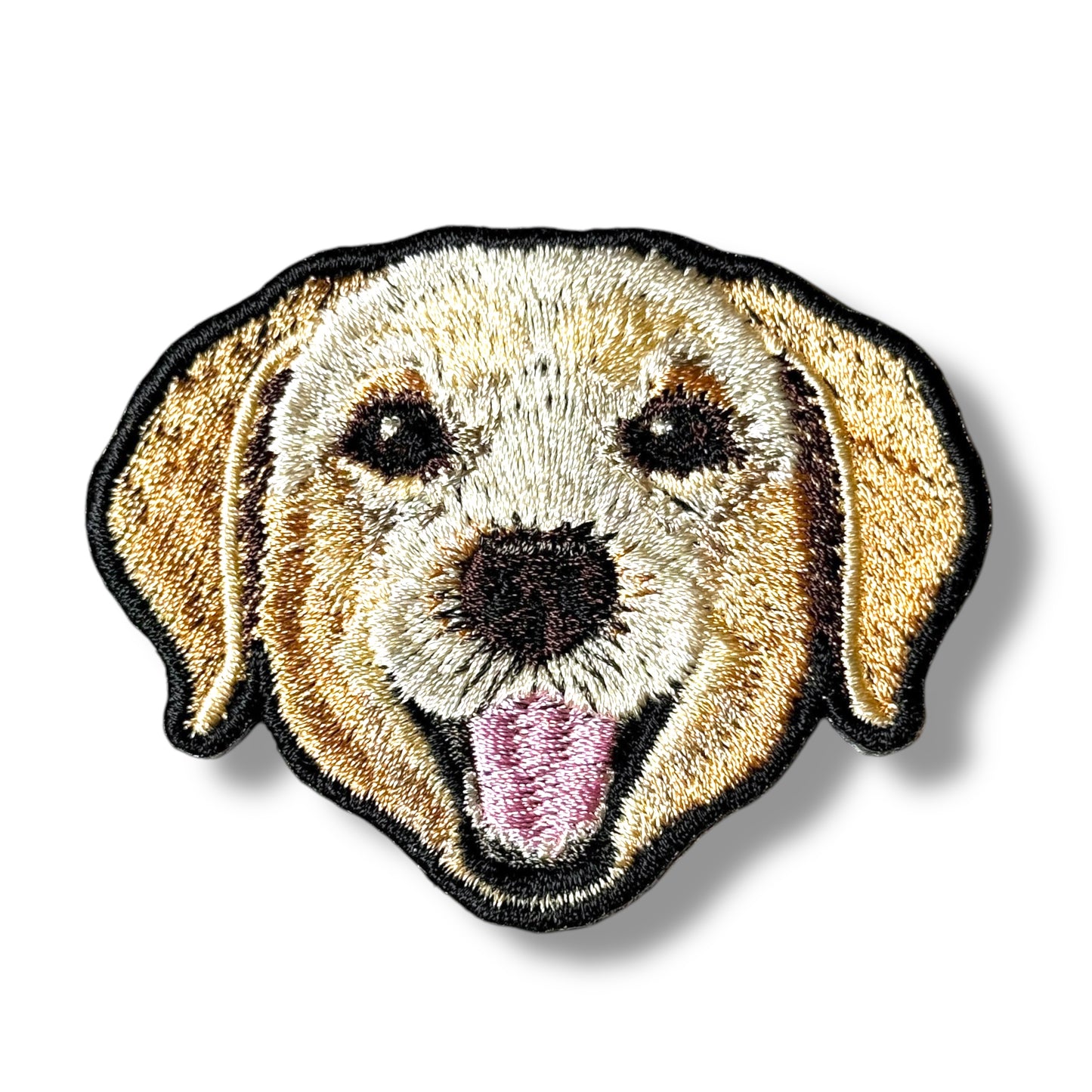 ラブラドール・レトリバーの刺繍ワッペン