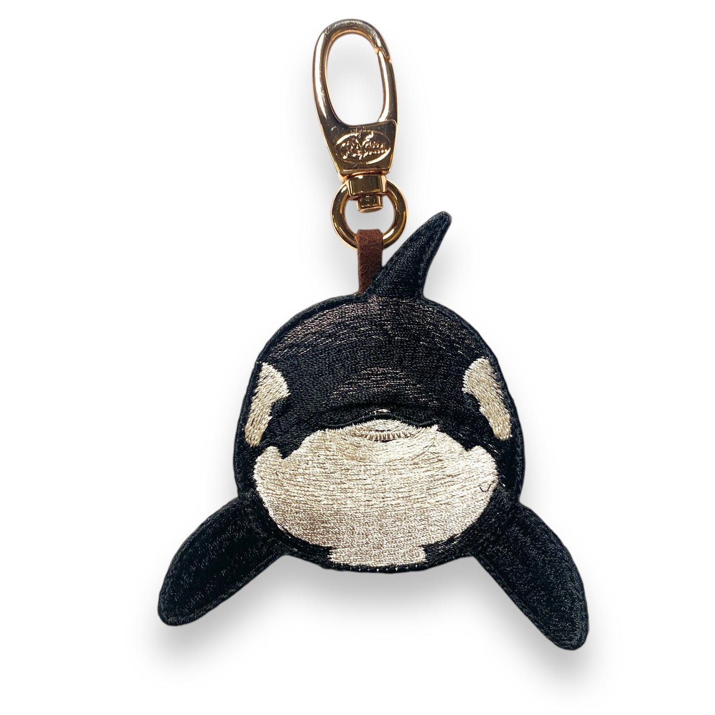 シャチの証明写真刺繍ワッペン