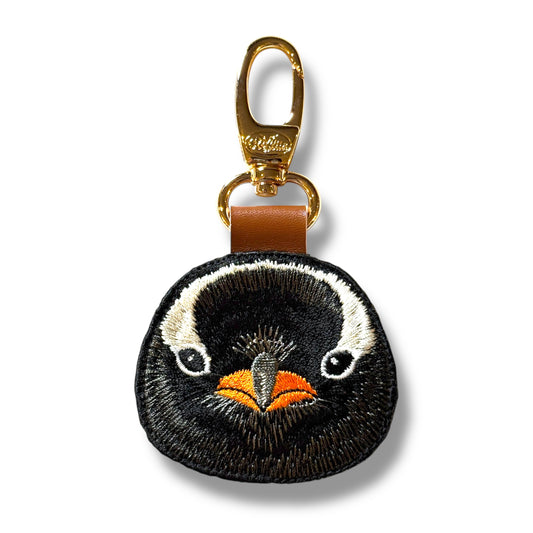 ジェンツーペンギンの証明写真刺繍ワッペン