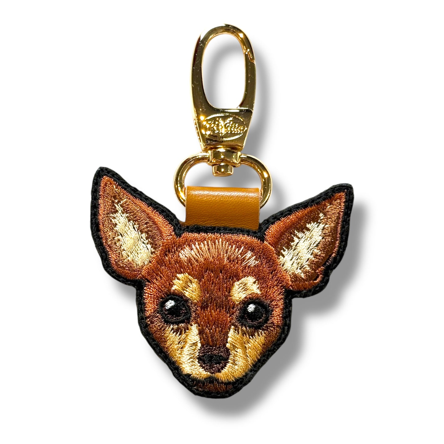 ミニチュアピンシャーの刺繍ワッペン