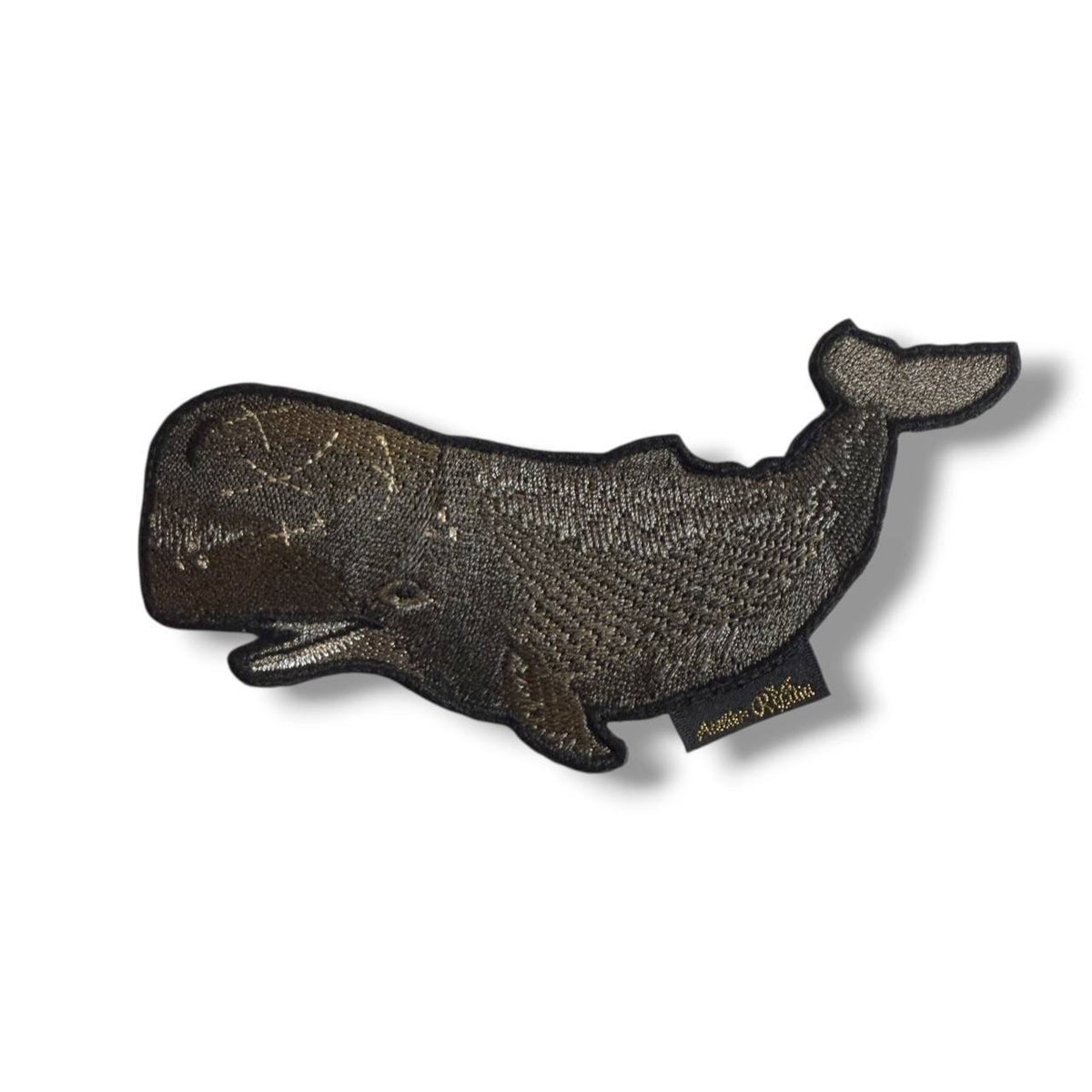 マッコウクジラのビッグ刺繍ワッペン