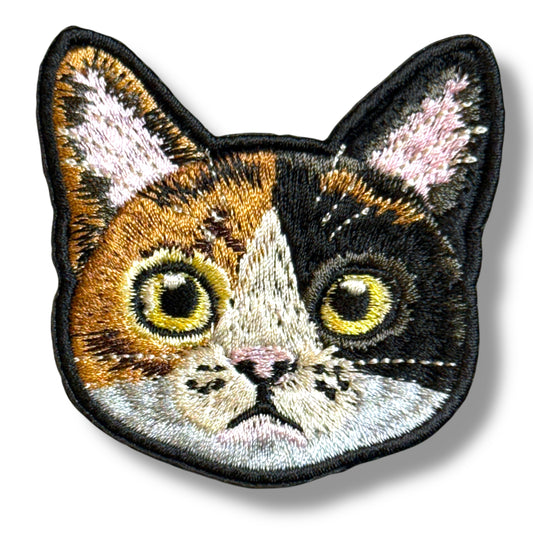 ミケネコの刺繍ワッペン