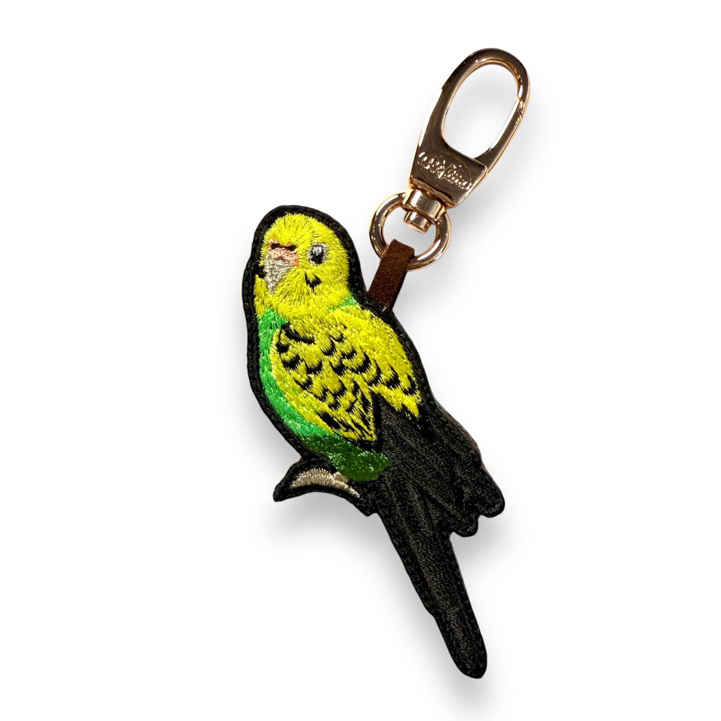 セキセイインコの刺繍ワッペン