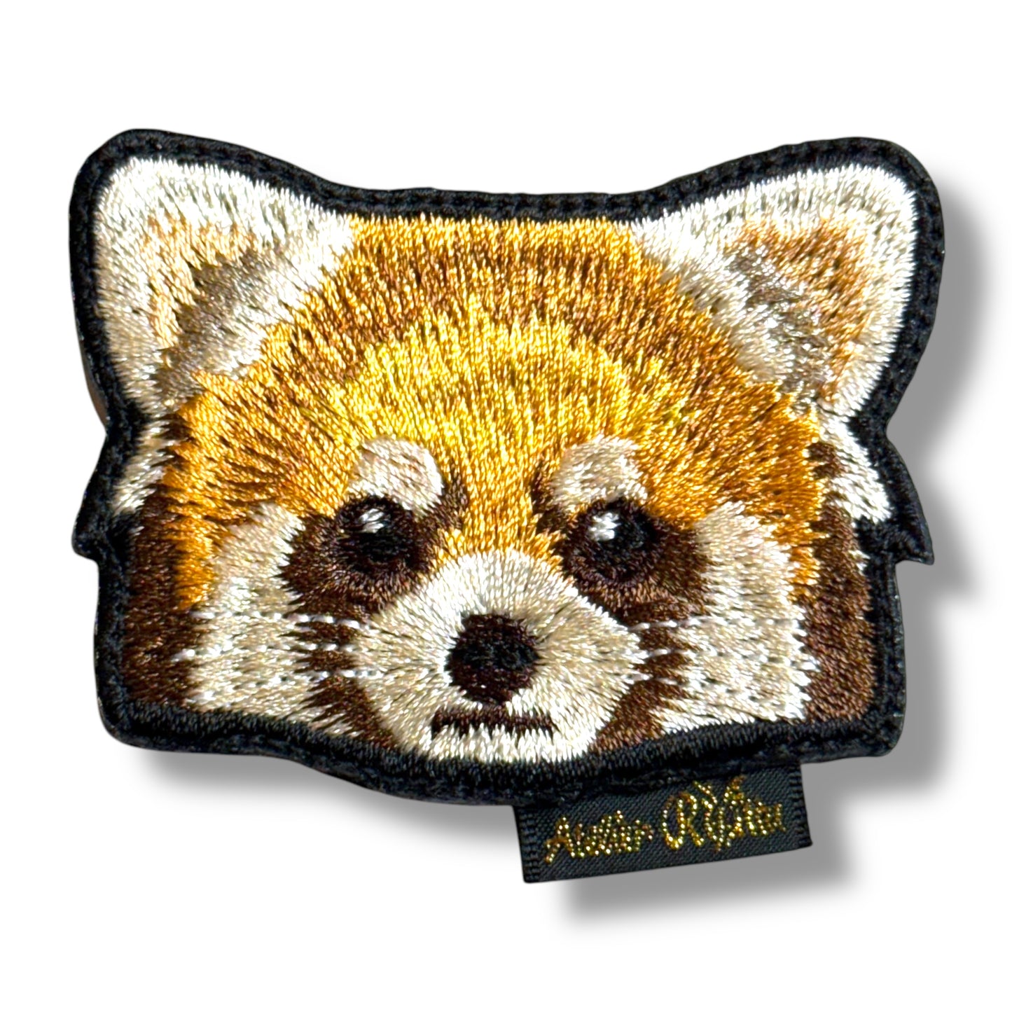 レッサーパンダの刺繍ワッペン