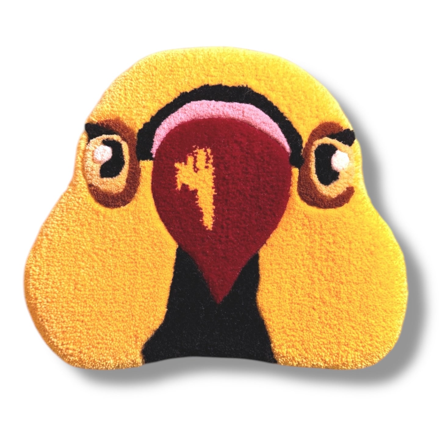 ワカケホンセイインコのタフティングラグ