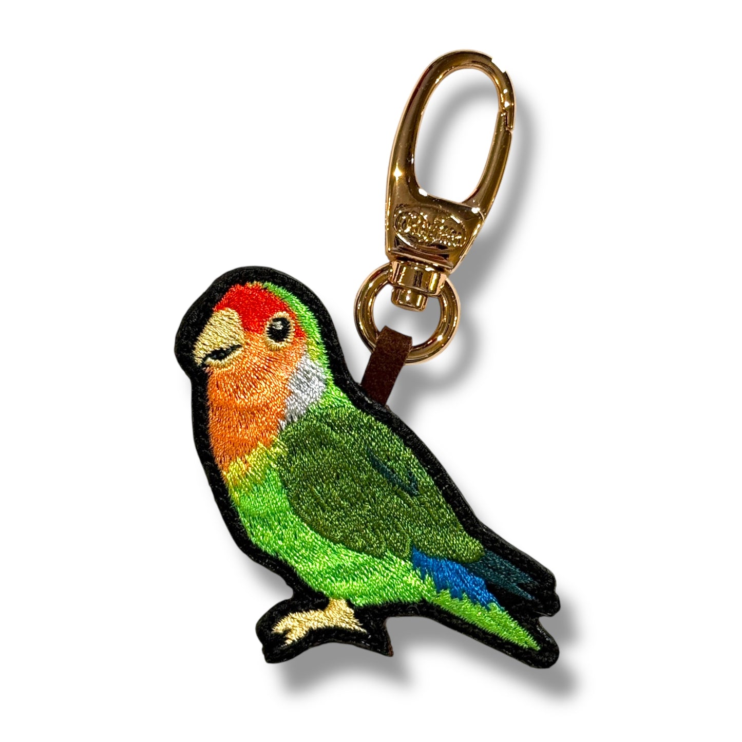 コザクラインコの刺繍ワッペン