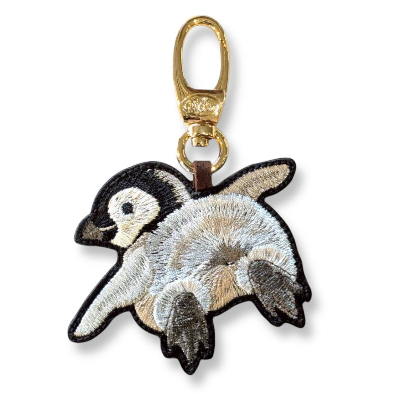 エンペラーペンギンヒナのペンケツ刺繍ワッペン