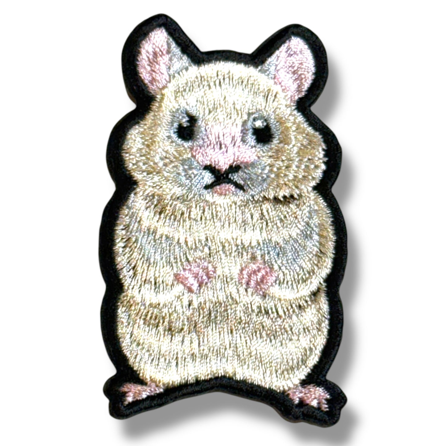 ゴールデンハムスターの刺繍ワッペン