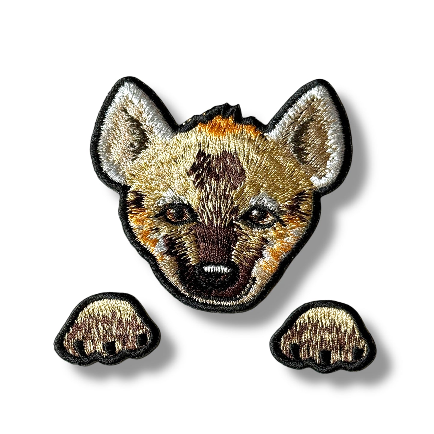 ブチハイエナの刺繍ワッペン