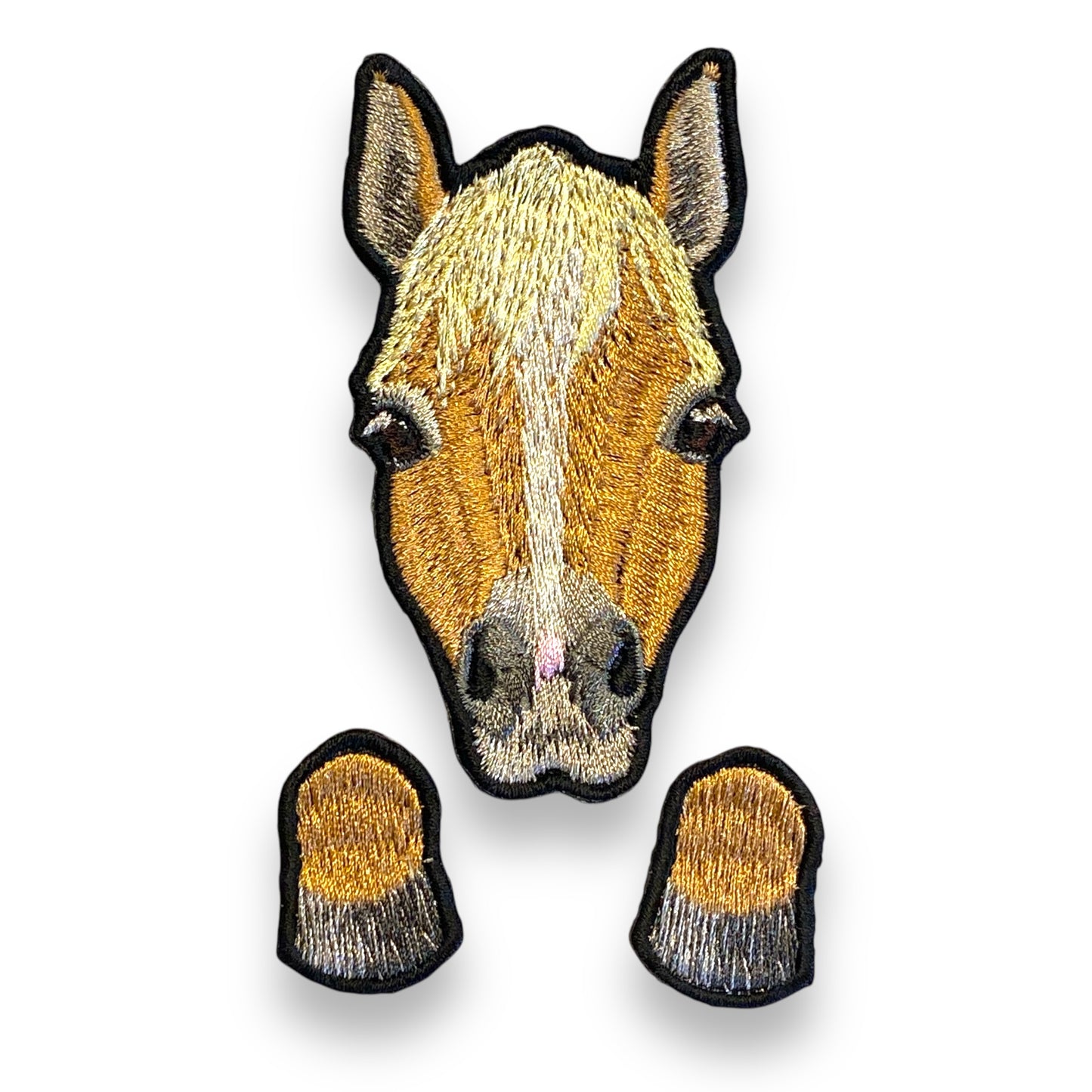 馬の刺繍ワッペン