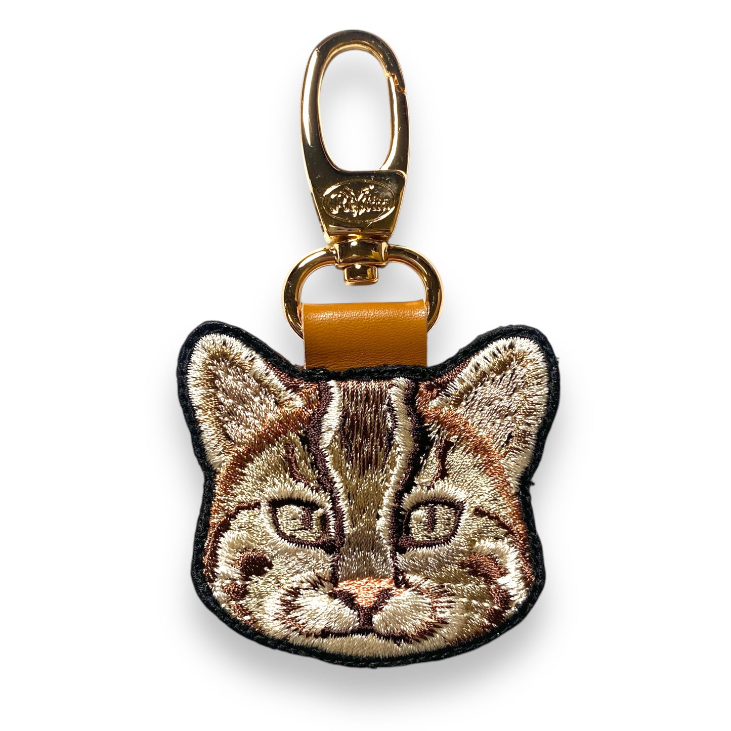 ツシマヤマネコネコの刺繍ワッペン
