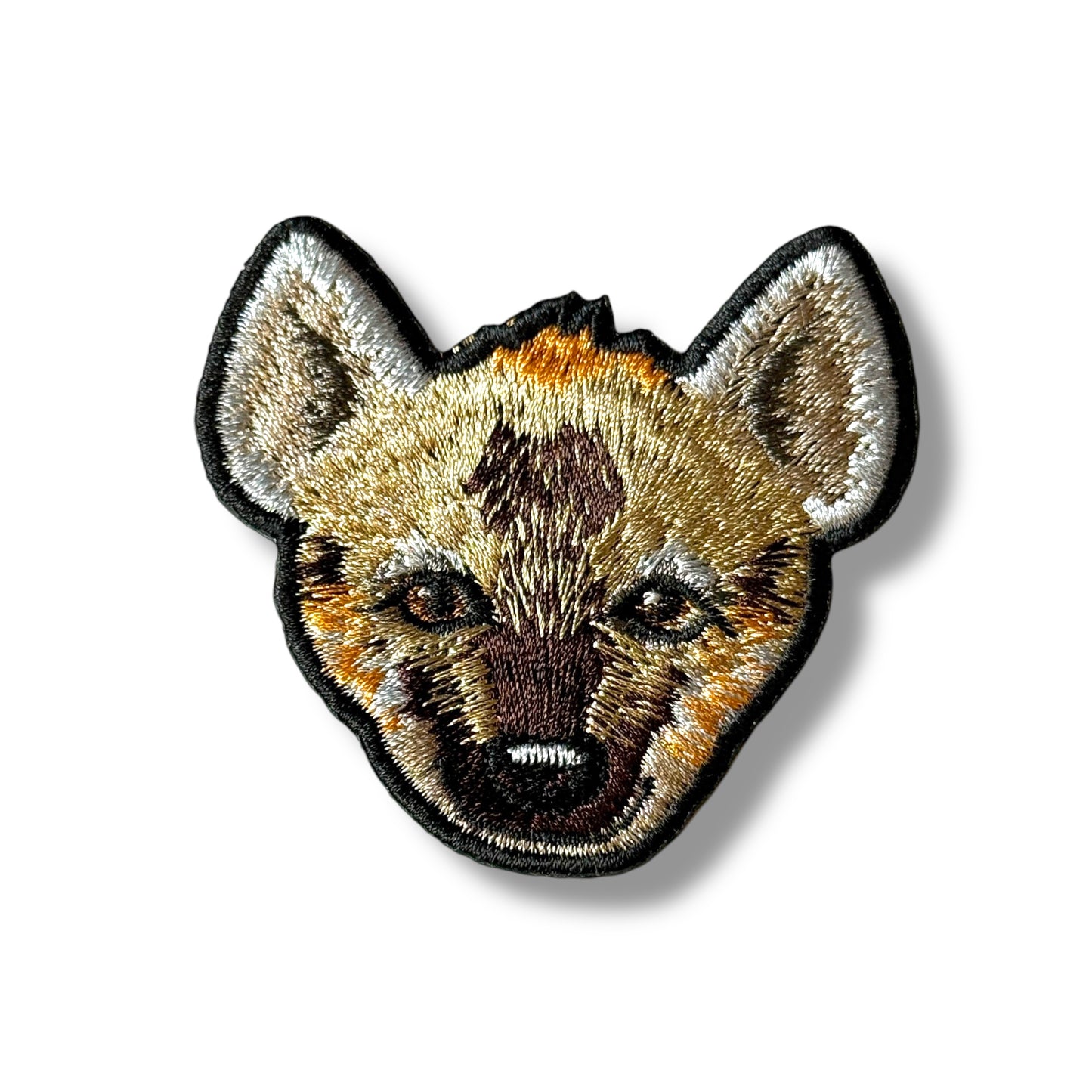 ブチハイエナの刺繍ワッペン