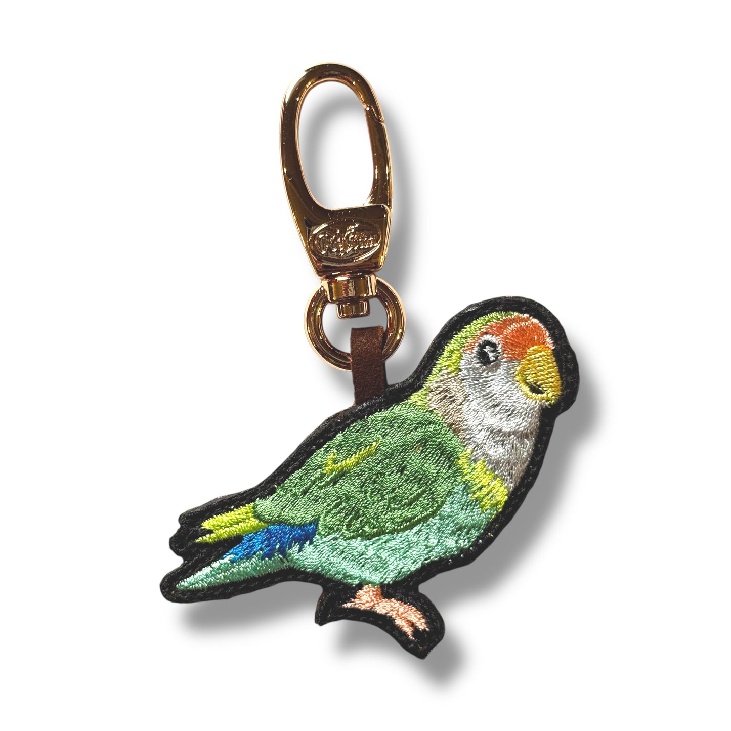コザクラインコの刺繍ワッペン