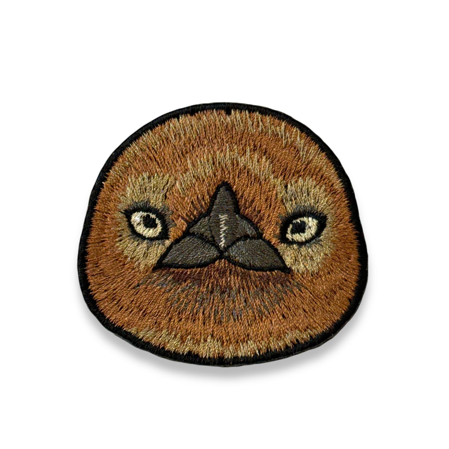 オウサマペンギンヒナの証明写真刺繍ワッペン