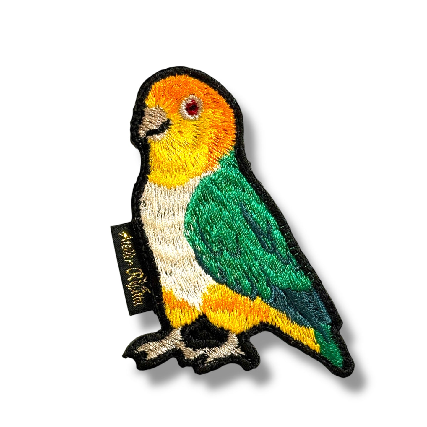 シロハラインコのワッペン