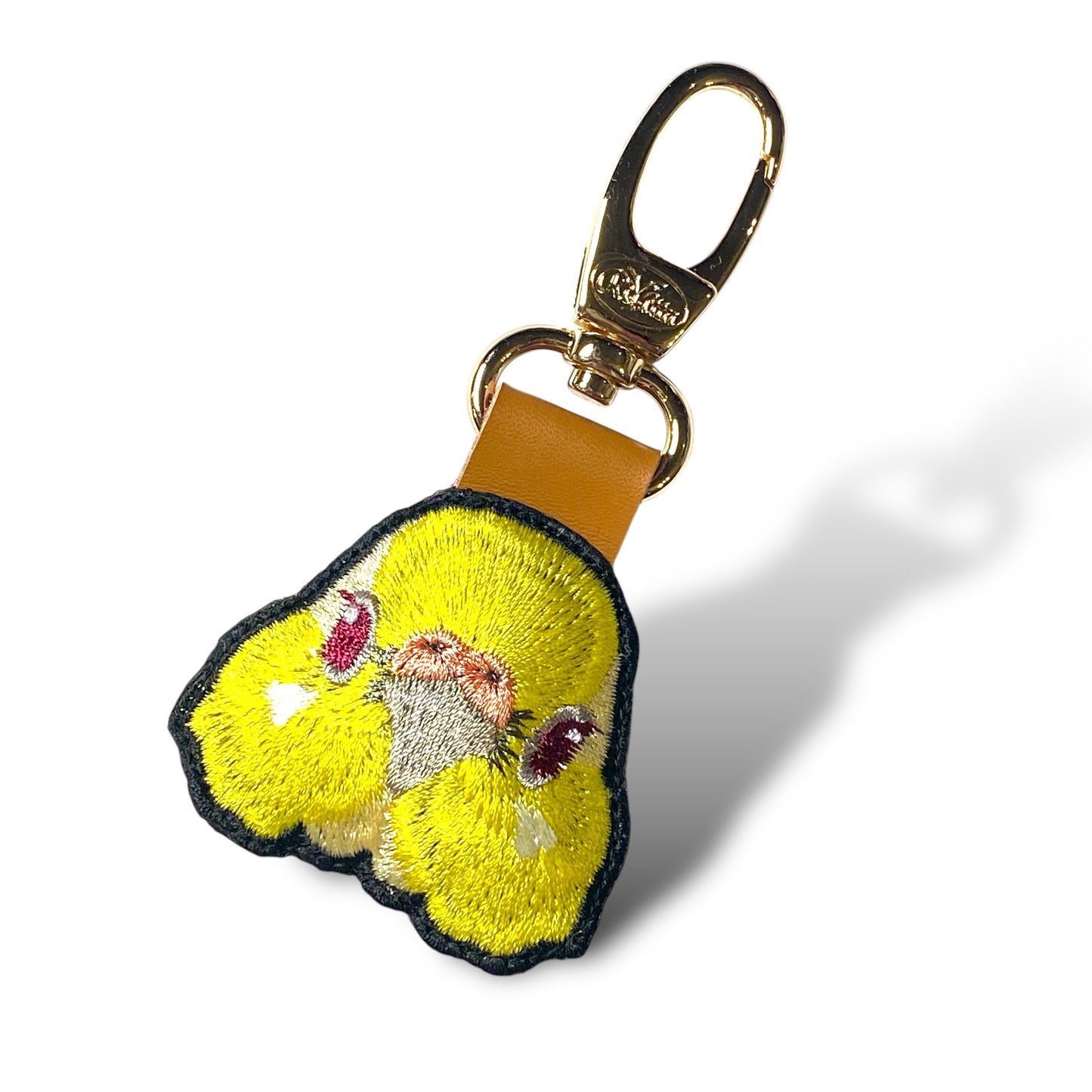 セキセイインコの証明写真刺繍ワッペン