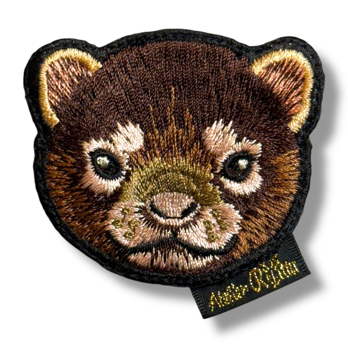 ヤブイヌの刺繍ワッペン