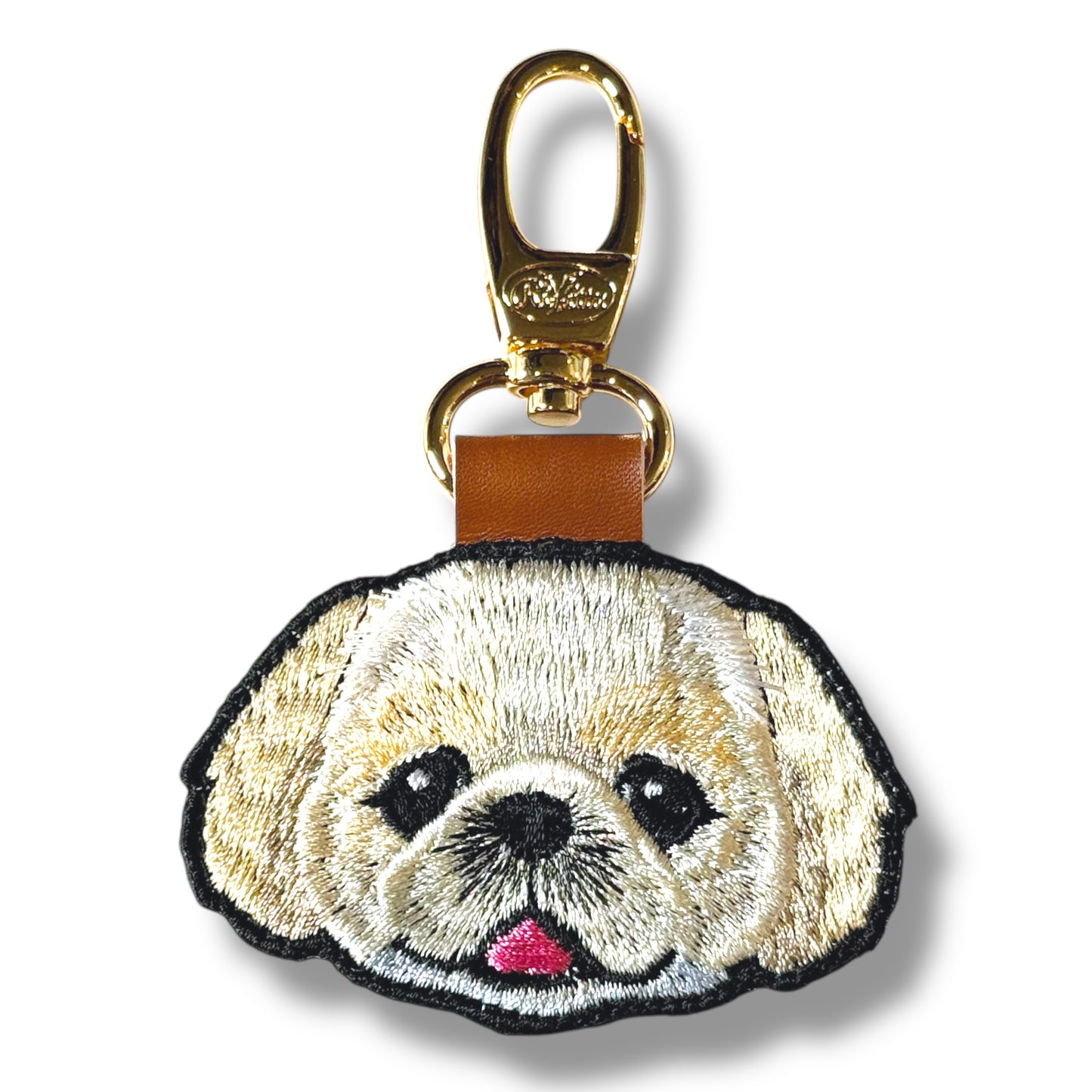 ペキニーズの刺繍ワッペン