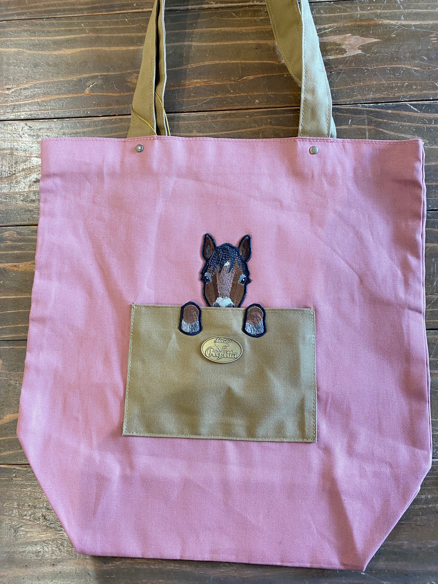 馬の刺繍ワッペン