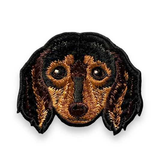 ダックスフントの刺繍ワッペン