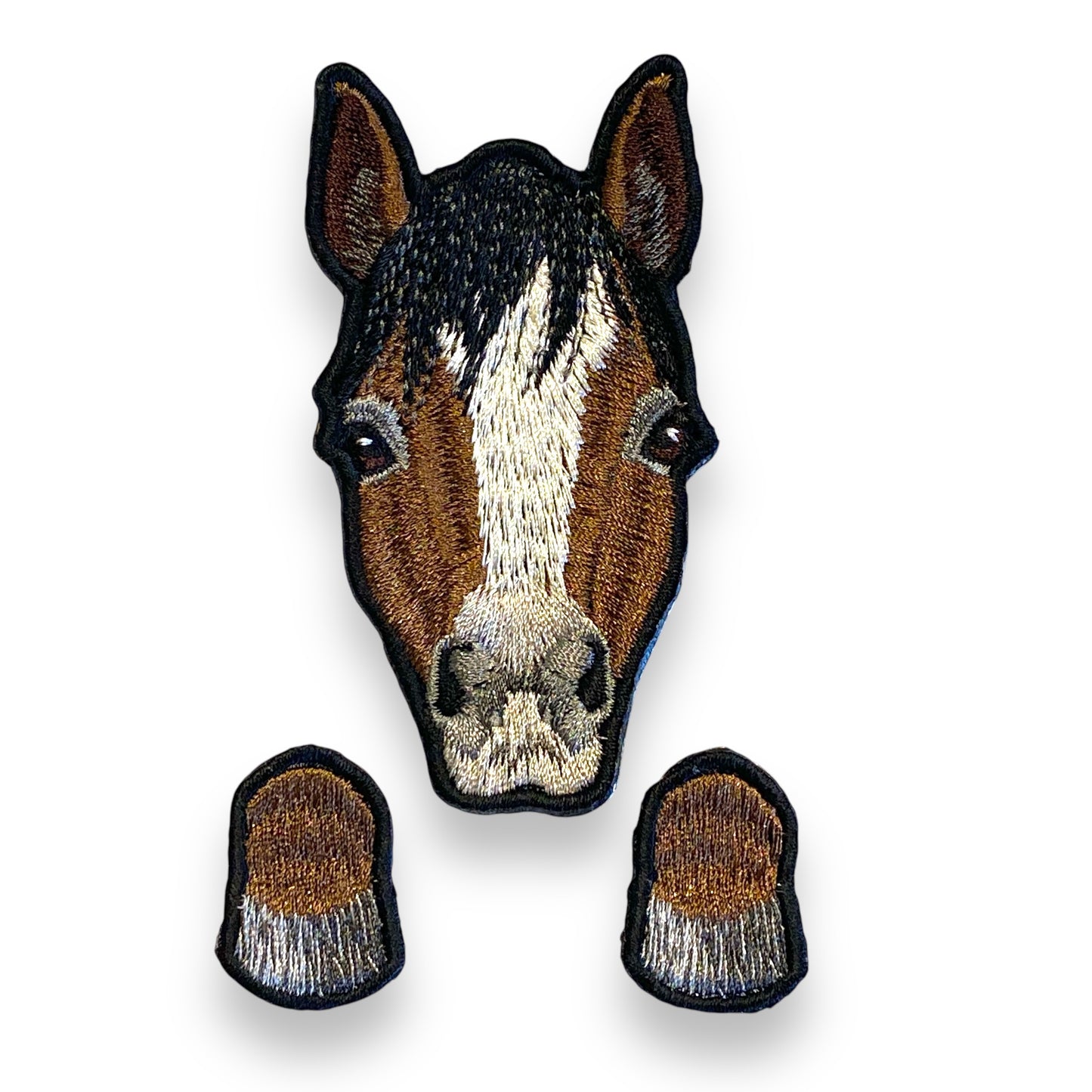 馬の刺繍ワッペン