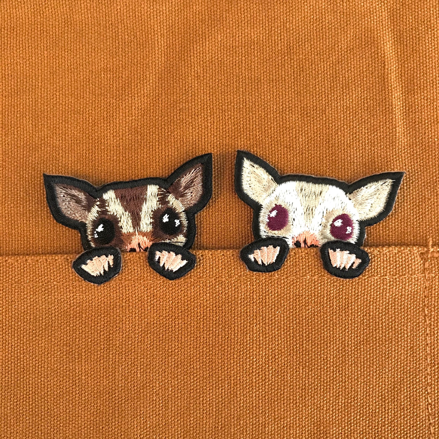 フクロモモンガの刺繍ワッペン
