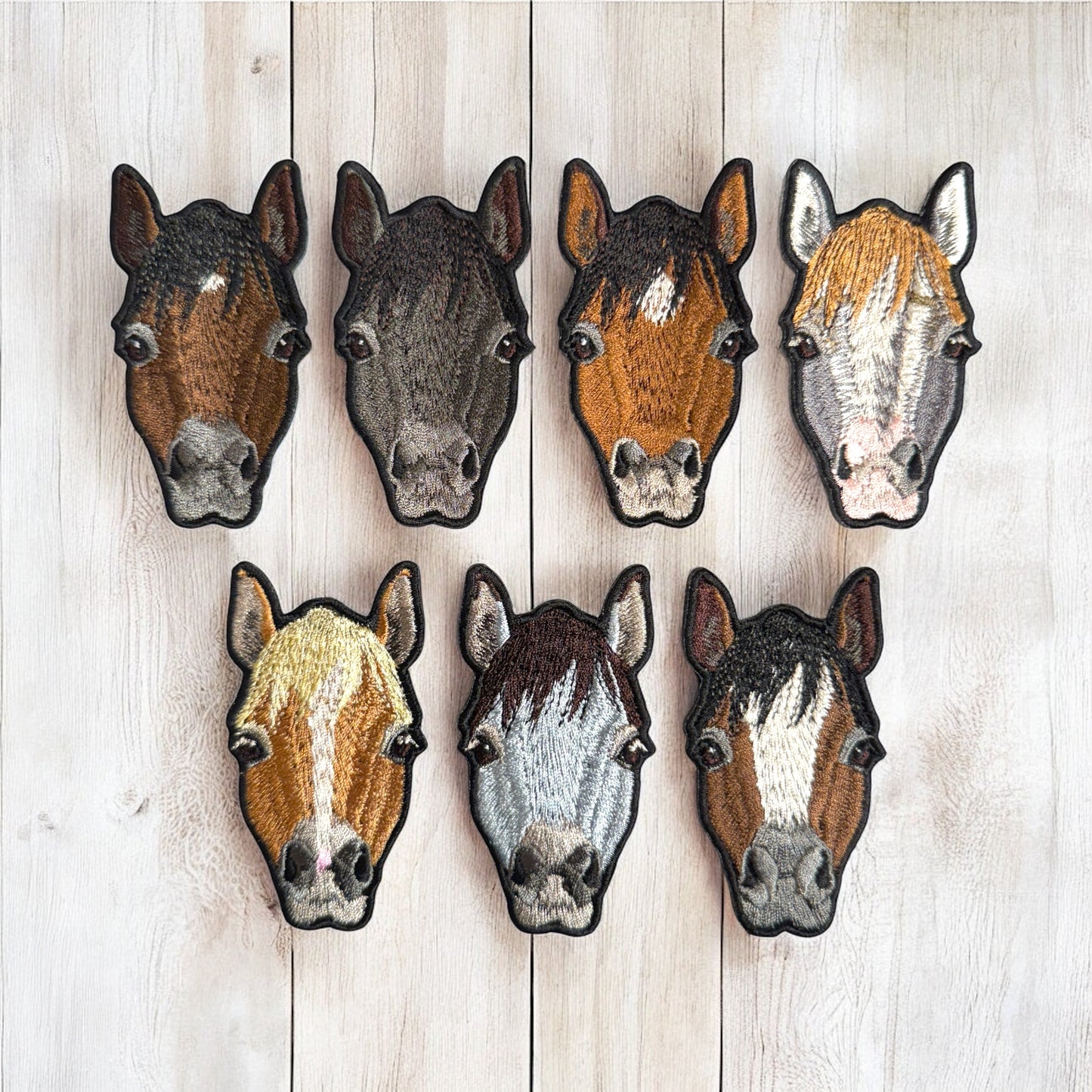 馬の刺繍ワッペン