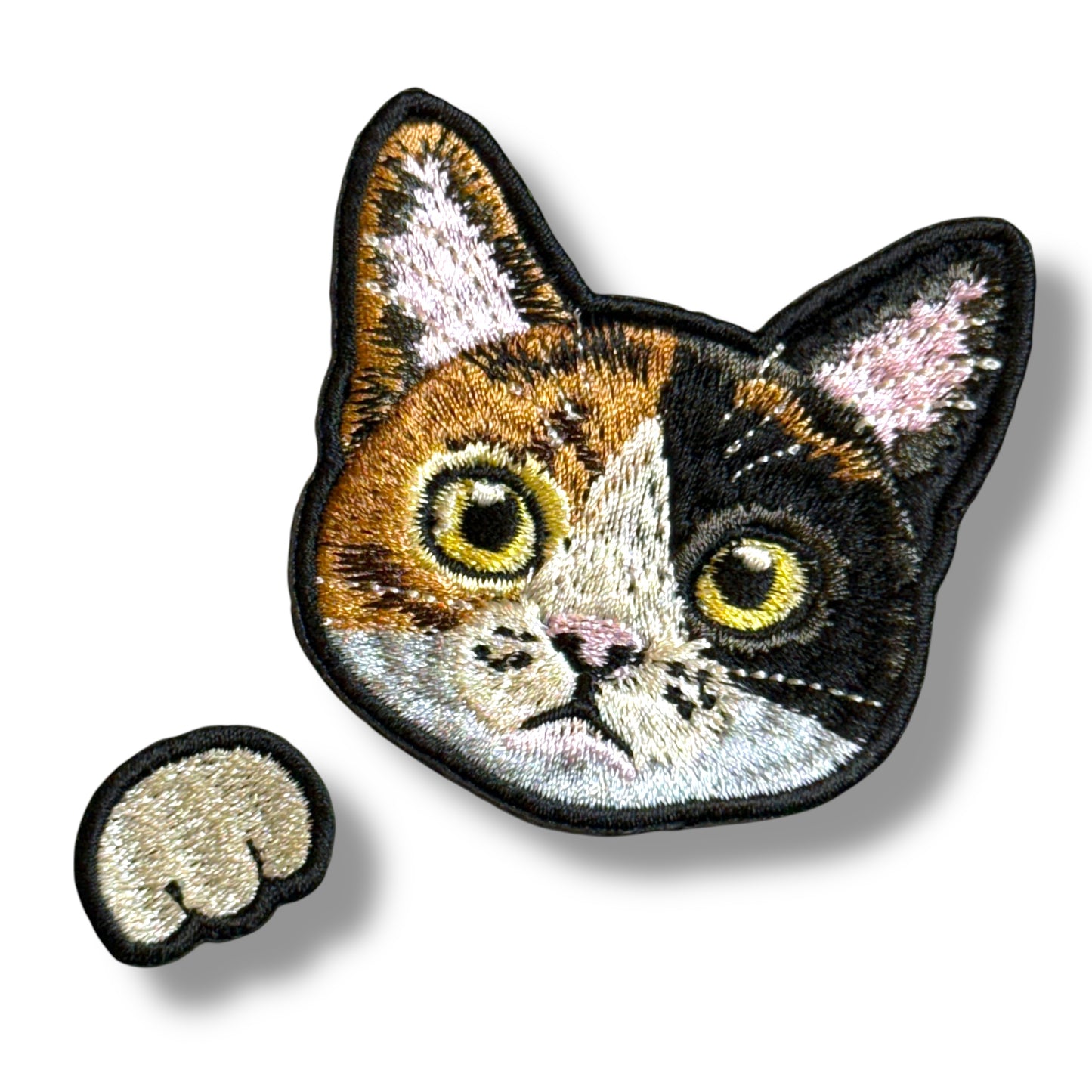 ミケネコの刺繍ワッペン