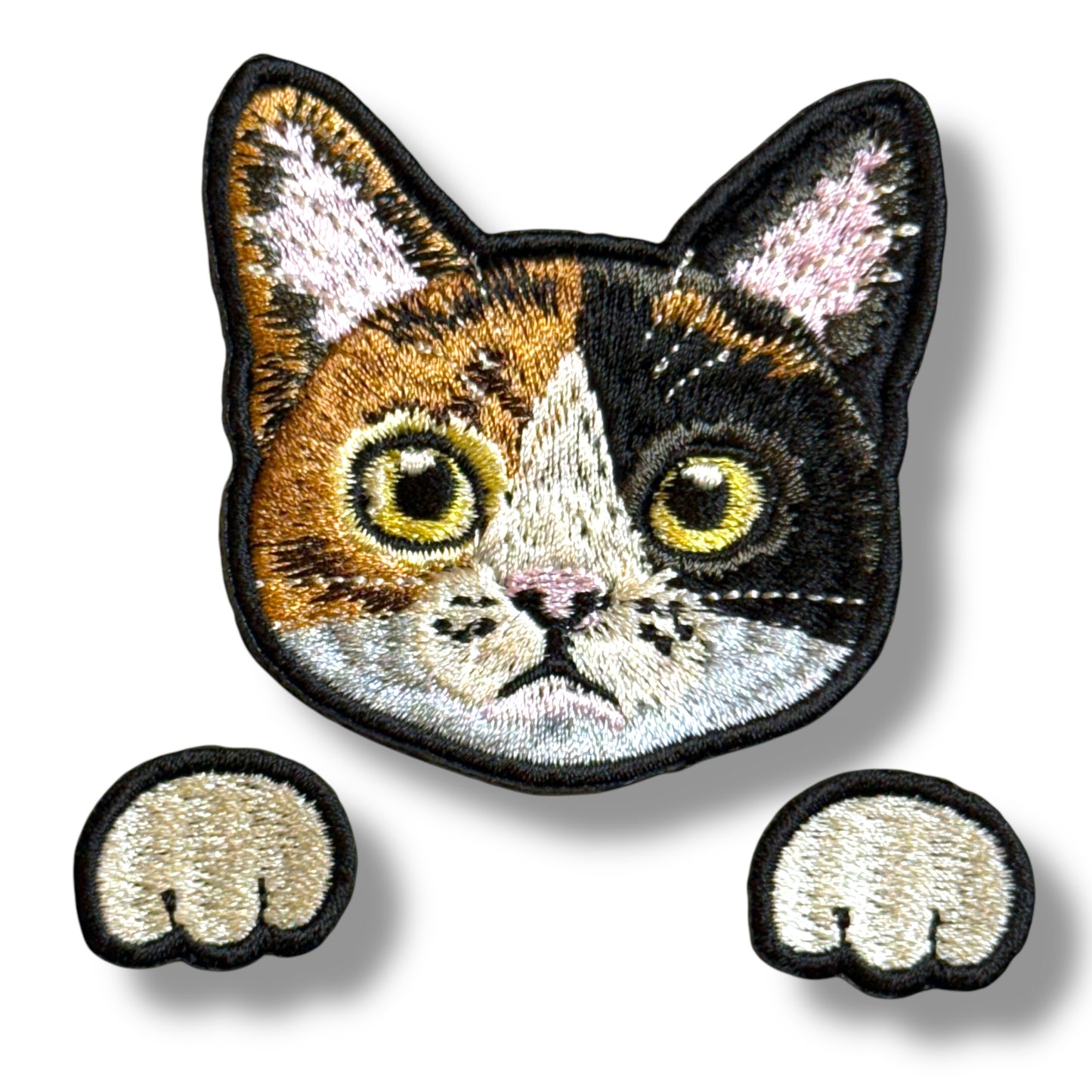 ミケネコの刺繍ワッペン