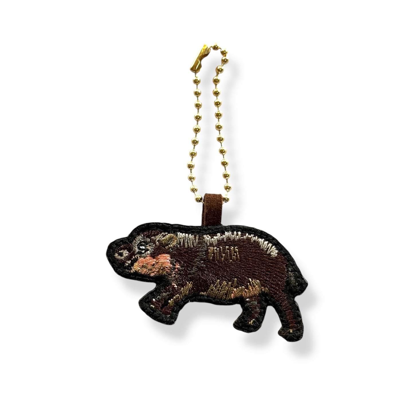 コビトカバの刺繍ワッペン