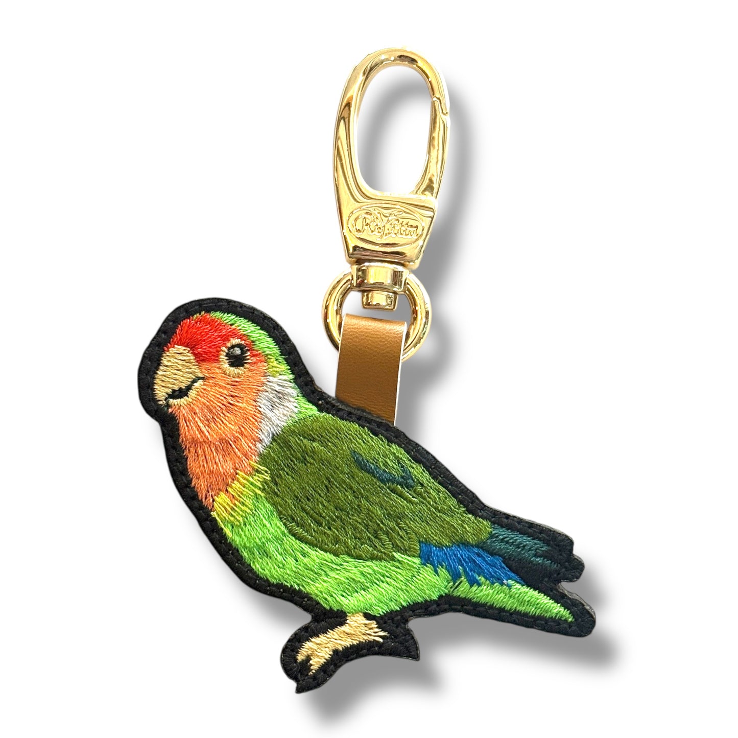 コザクラインコの刺繍ワッペン