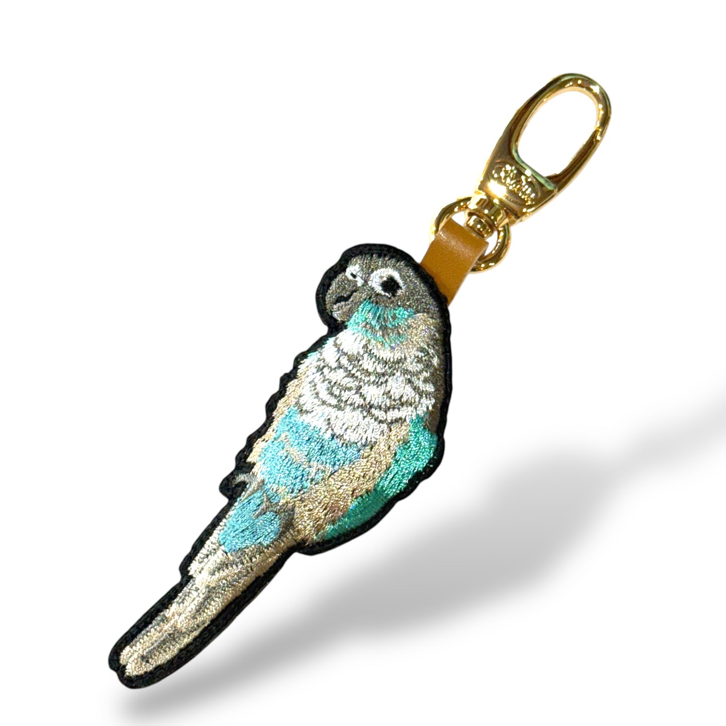 ウロコインコの刺繍ワッペン