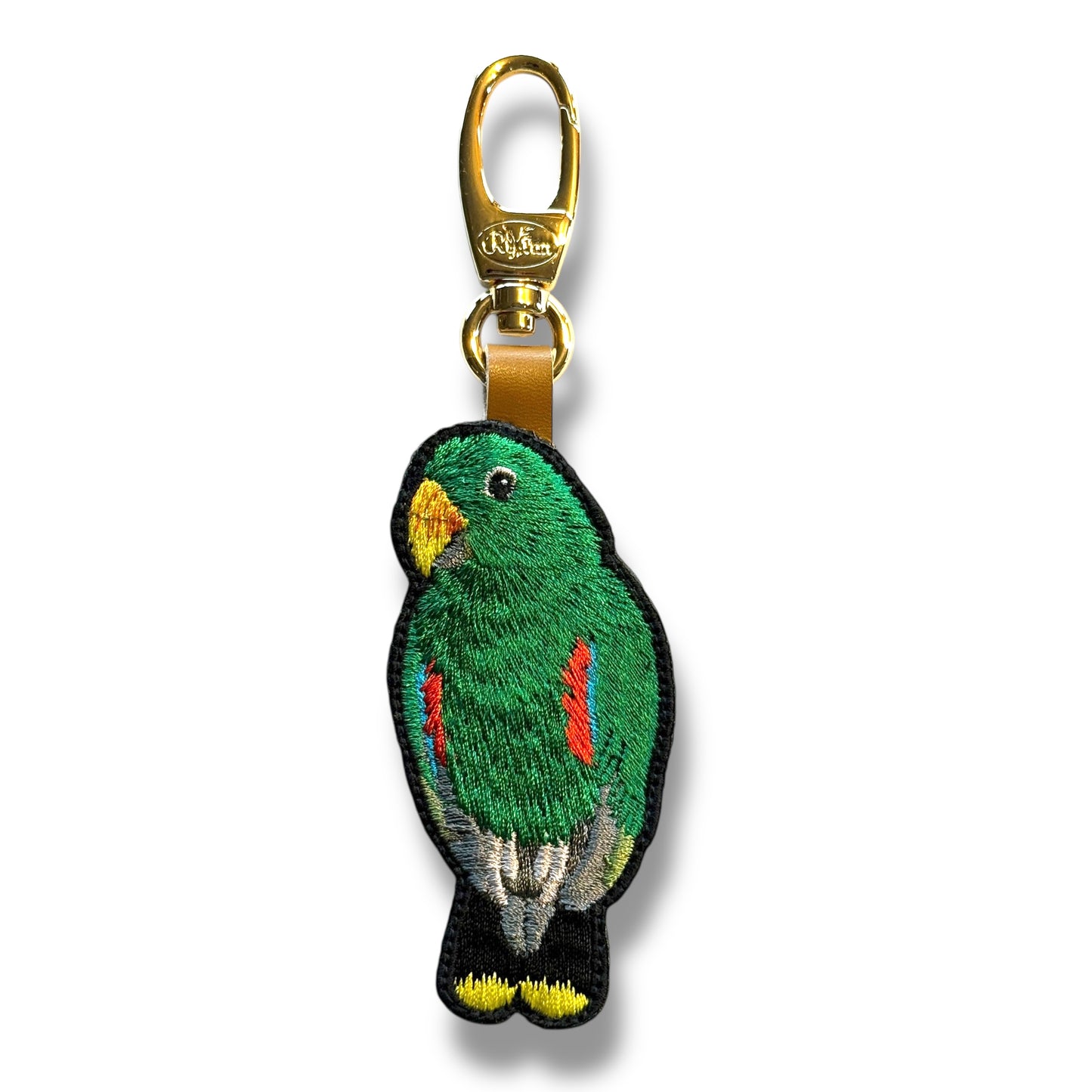 オオハナインコの刺繍ワッペン