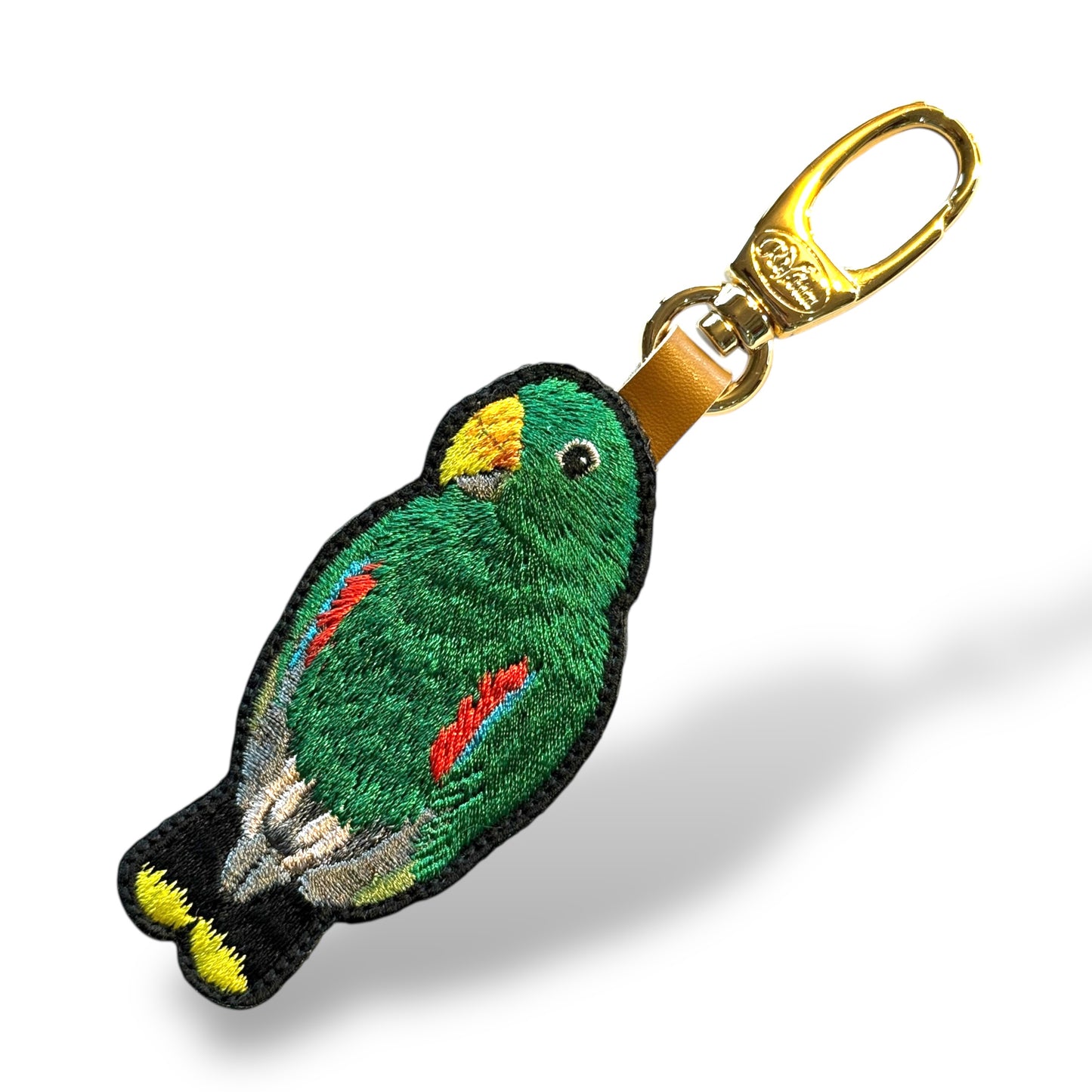 オオハナインコの刺繍ワッペン