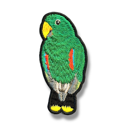 オオハナインコの刺繍ワッペン