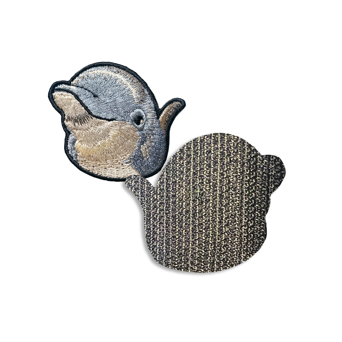 バンドウイルカの証明写真刺繍ワッペン
