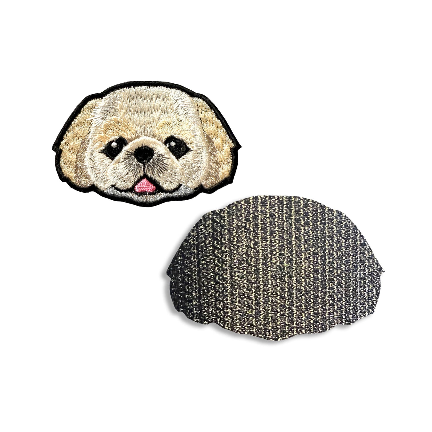 ペキニーズの刺繍ワッペン