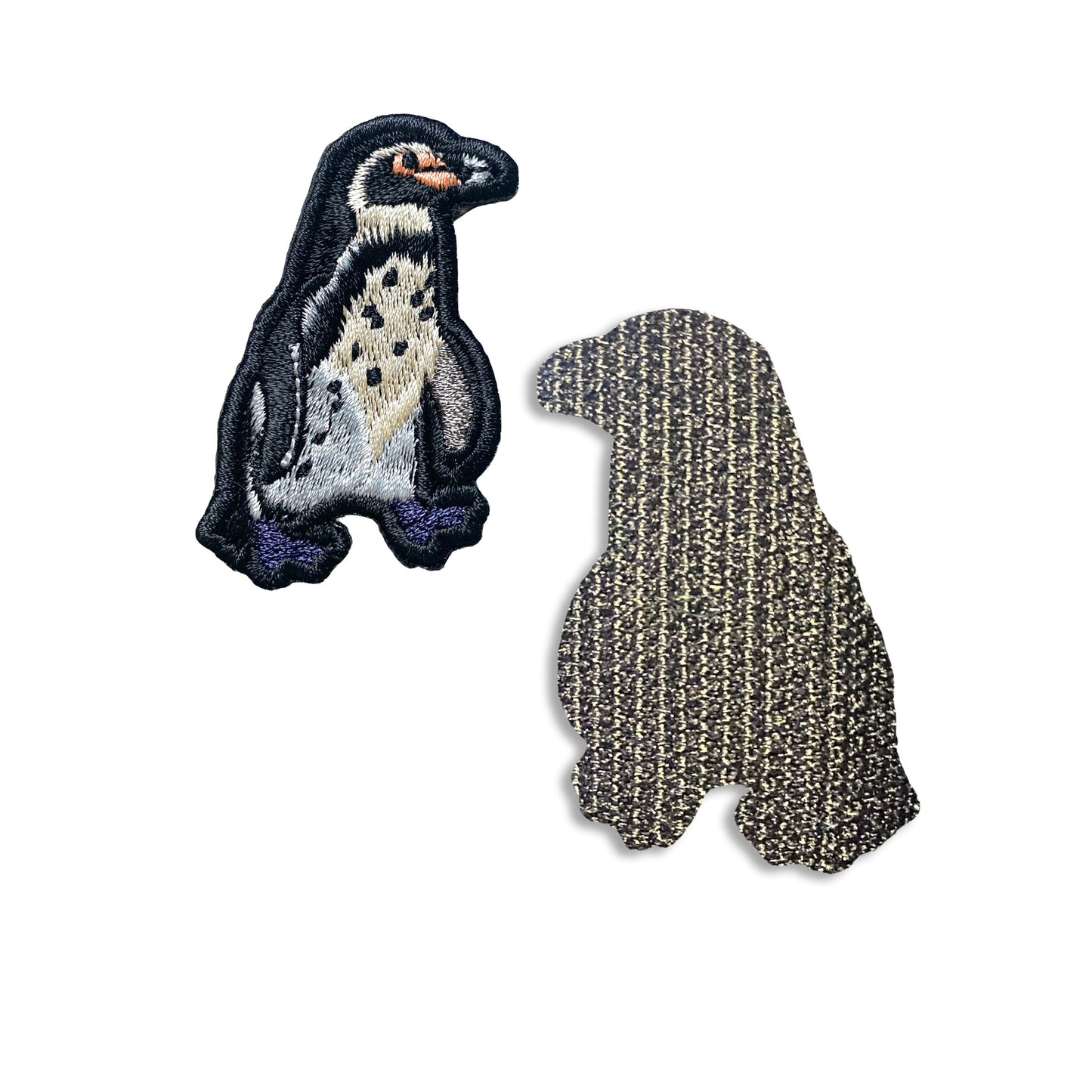 フンボルトペンギンの刺繍ワッペン