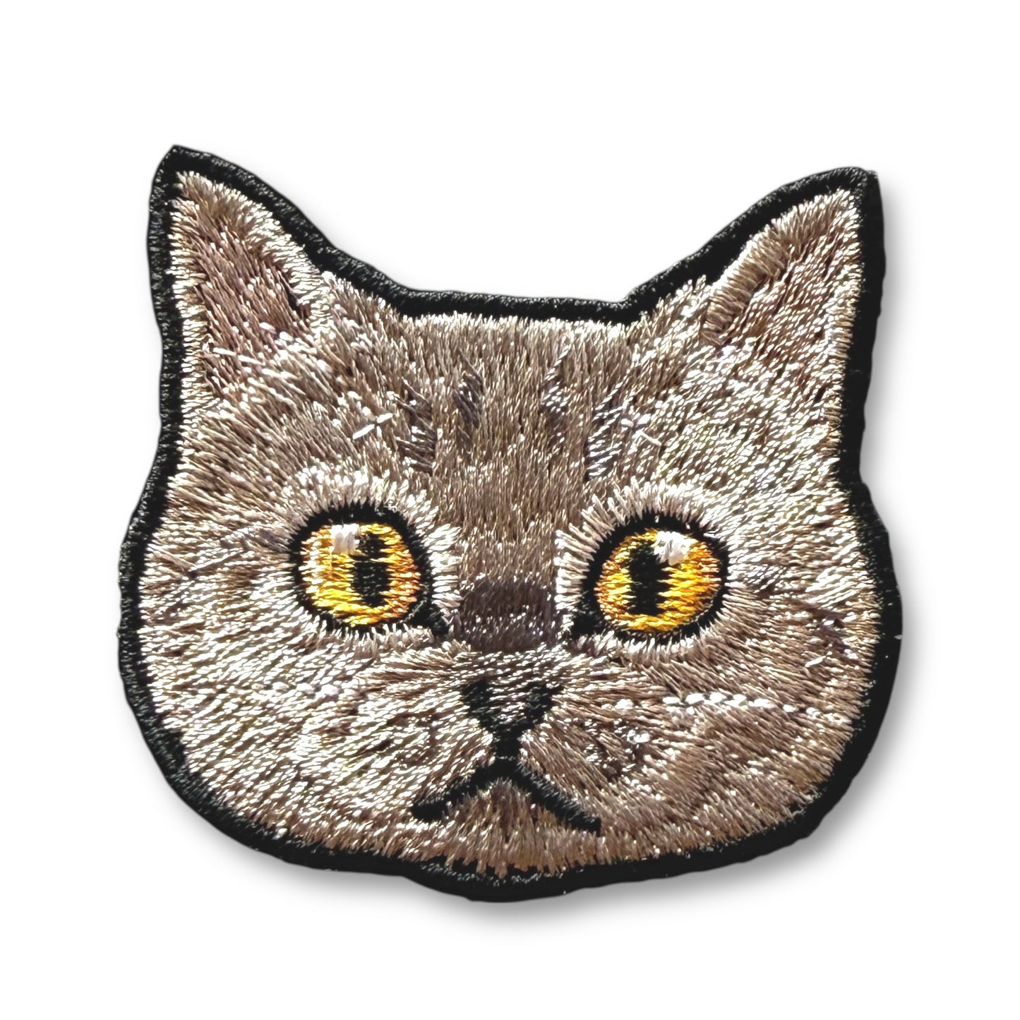 ブリティッシュショートヘアの刺繍ワッペン