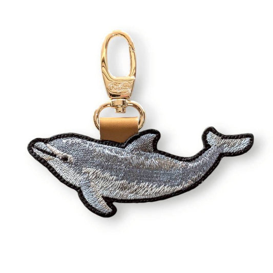 バンドウイルカの刺繍ワッペン