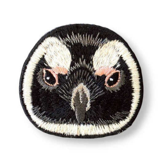 ケープペンギンの証明写真刺繍ワッペン