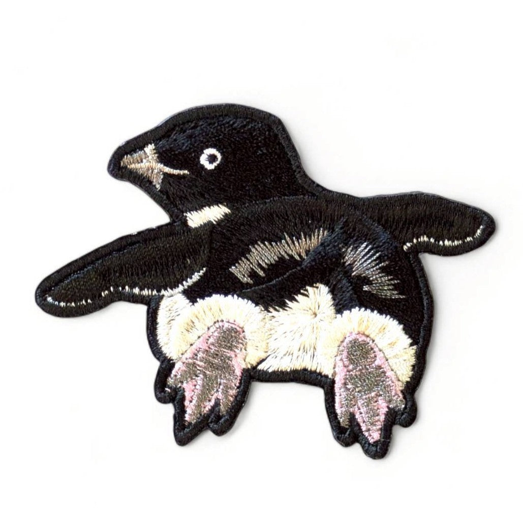 アデリーペンギンのペンケツ刺繍ワッペン