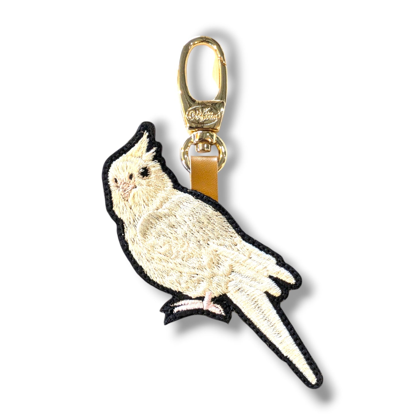 オカメインコの刺繍ワッペン