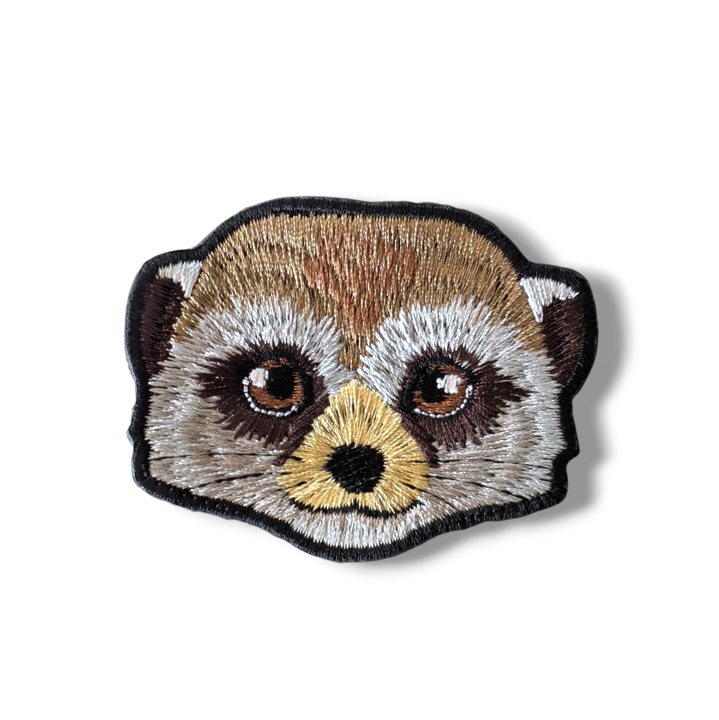 ミーアキャットの刺繍ワッペン