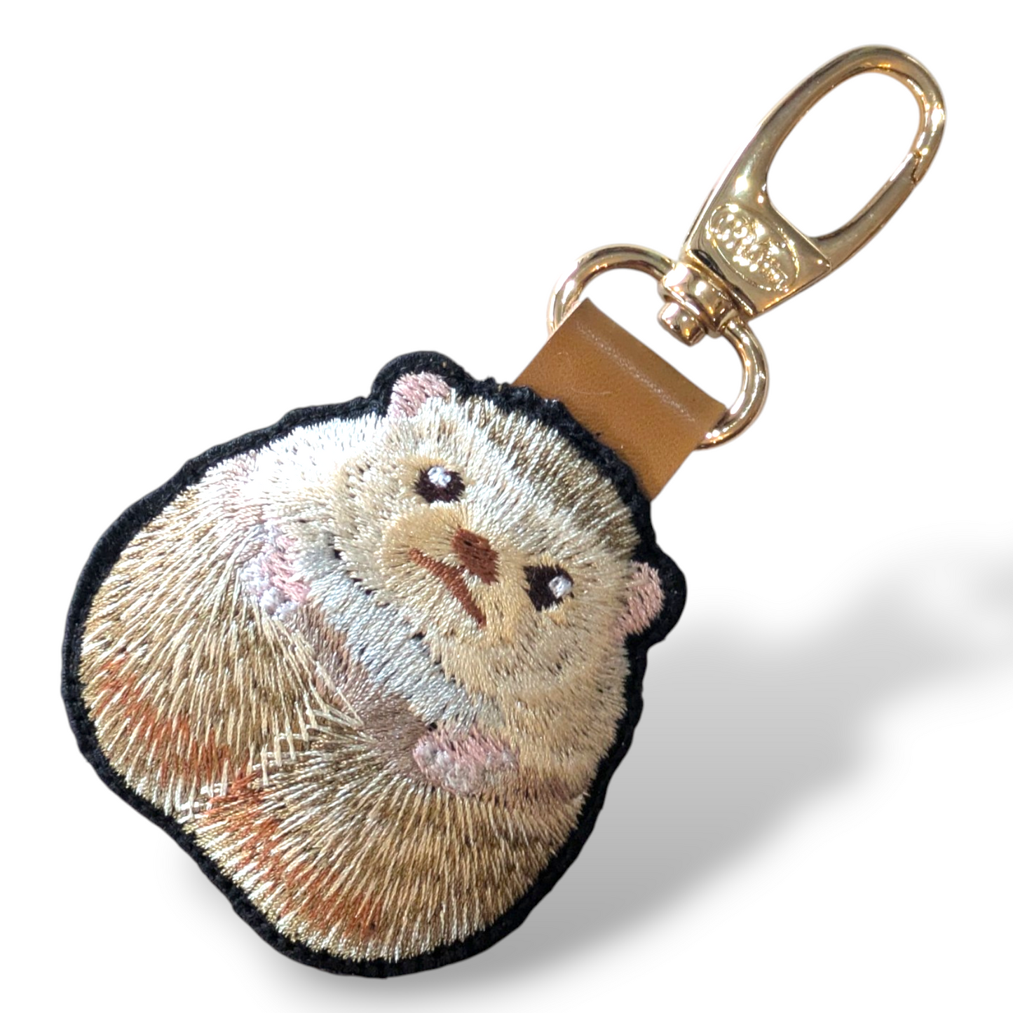 ハリネズミの刺繍ワッペン