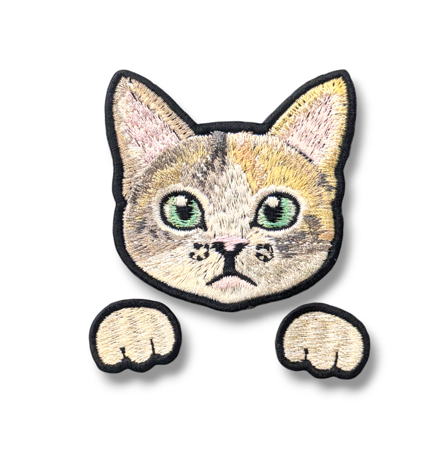 ミケネコの刺繍ワッペン