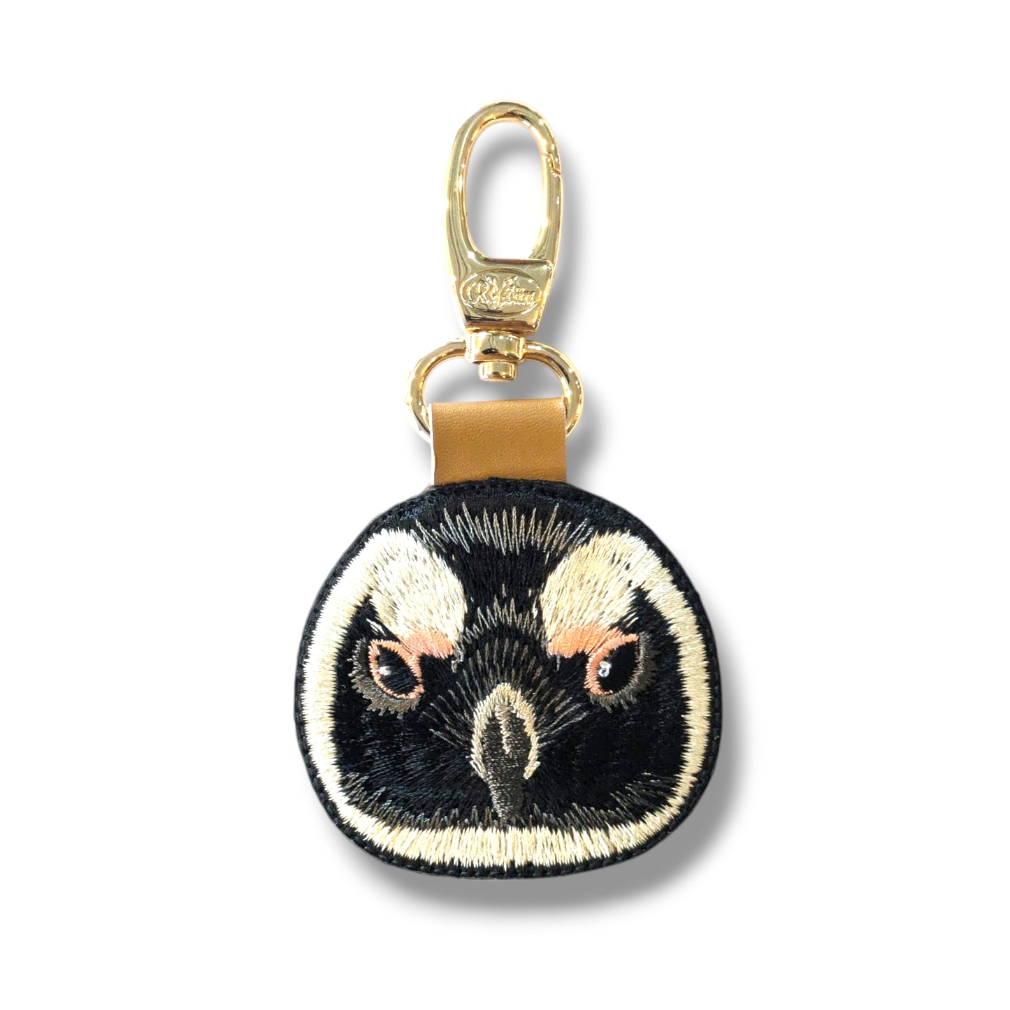 ケープペンギンの証明写真刺繍ワッペン